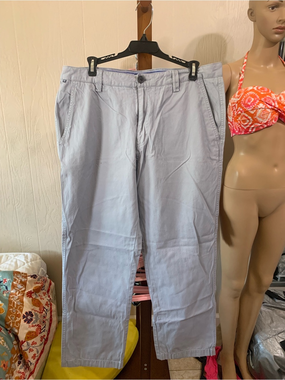 Cutter & Buck Light Gray Men's Chino Pants